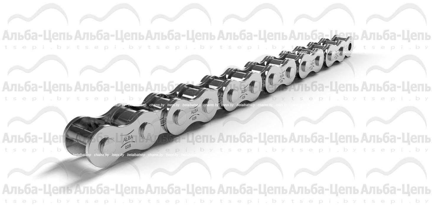 Цепь приводная роликовая из нержавеющей стали 02B-1 SS