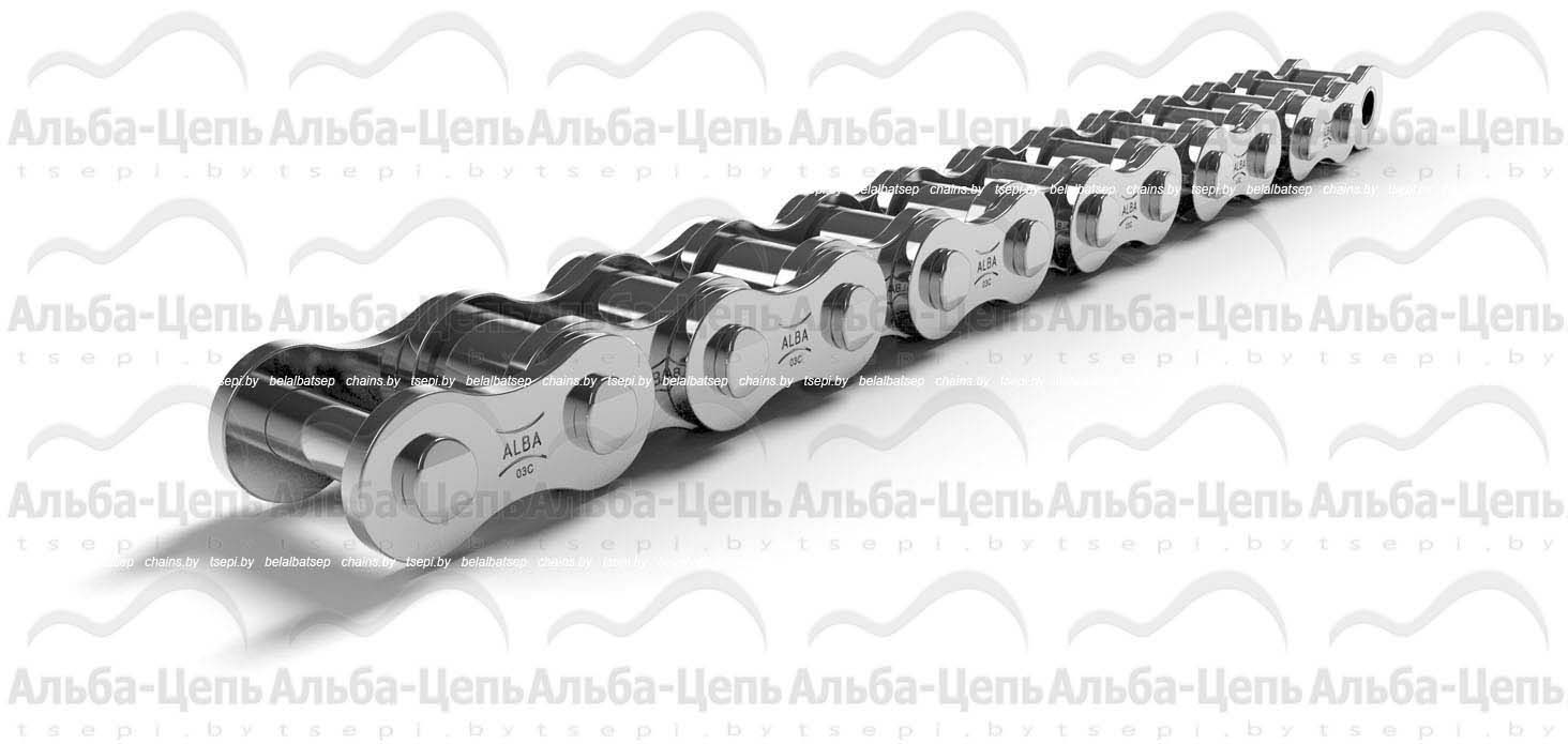 Цепь приводная роликовая из нержавеющей стали 03C-1 SS