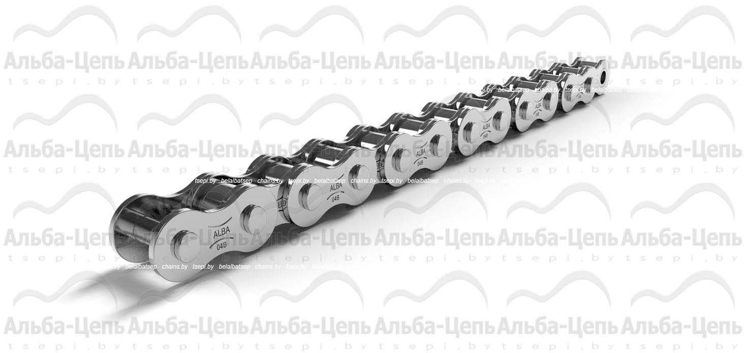 Цепь приводная роликовая из нержавеющей стали 04B-1 SS