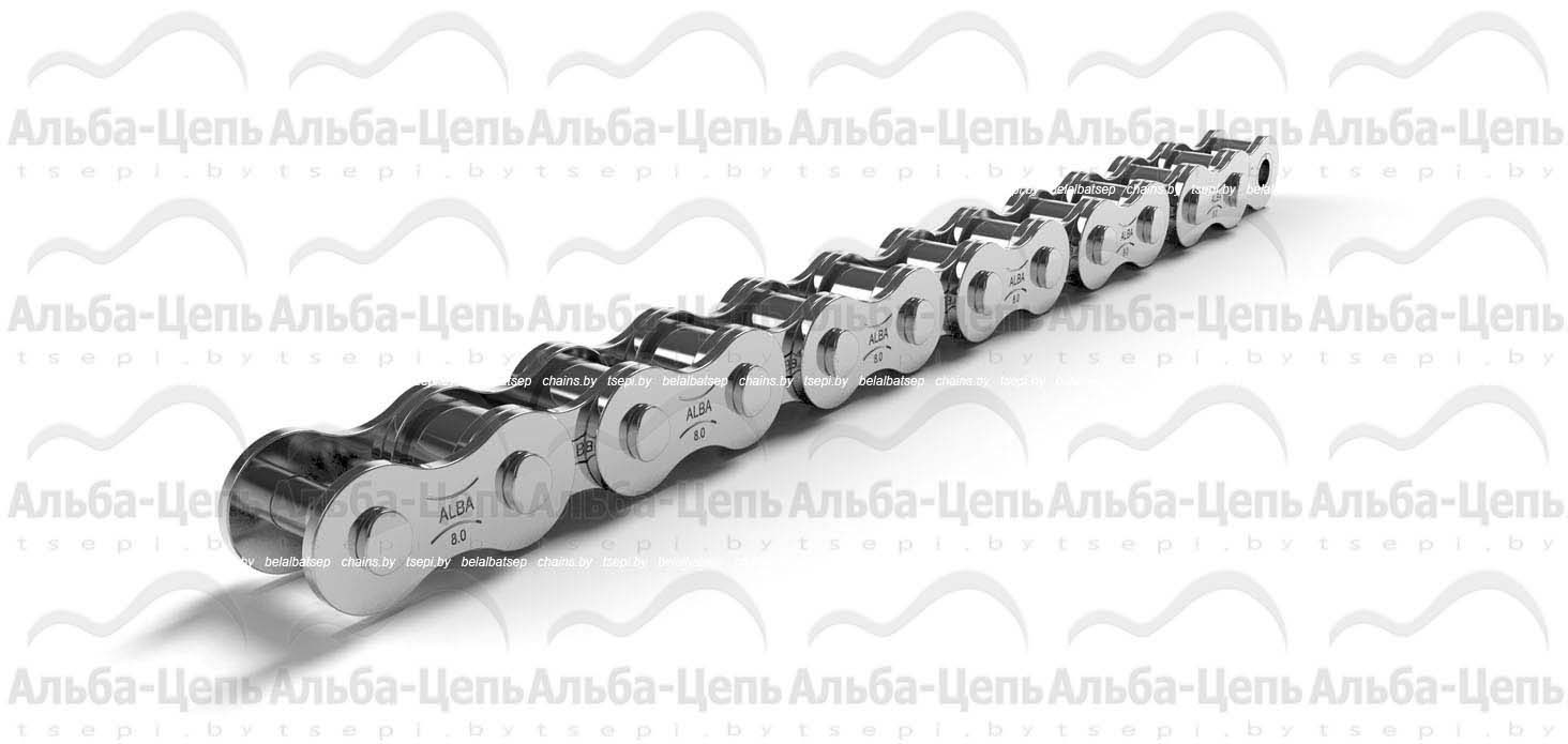 Цепь приводная роликовая из нержавеющей стали 05B-1 SS