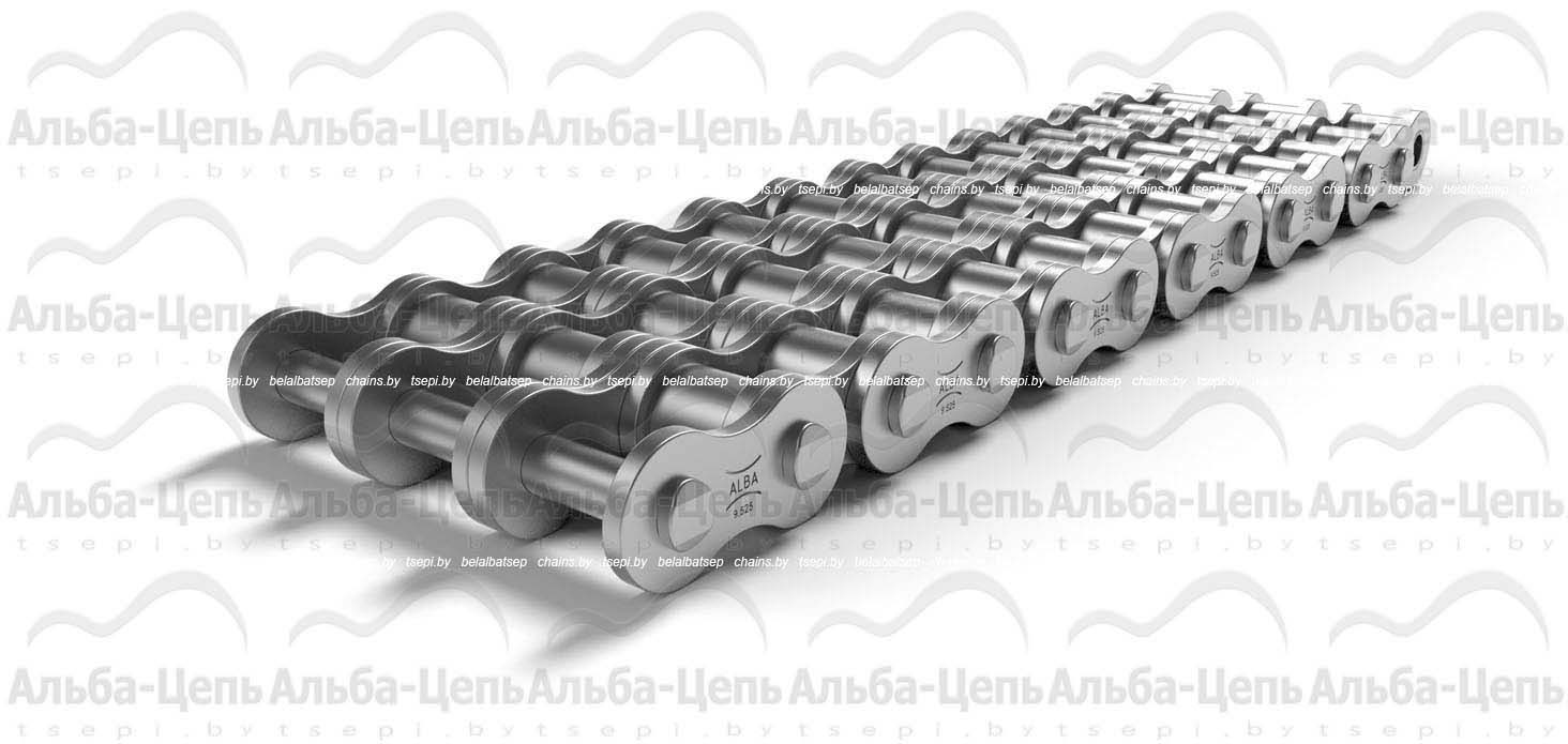 Цепь приводная роликовая горячеоцинкованная трехрядная 3ПР-9,525-24,9 DR ГОСТ 13568-97