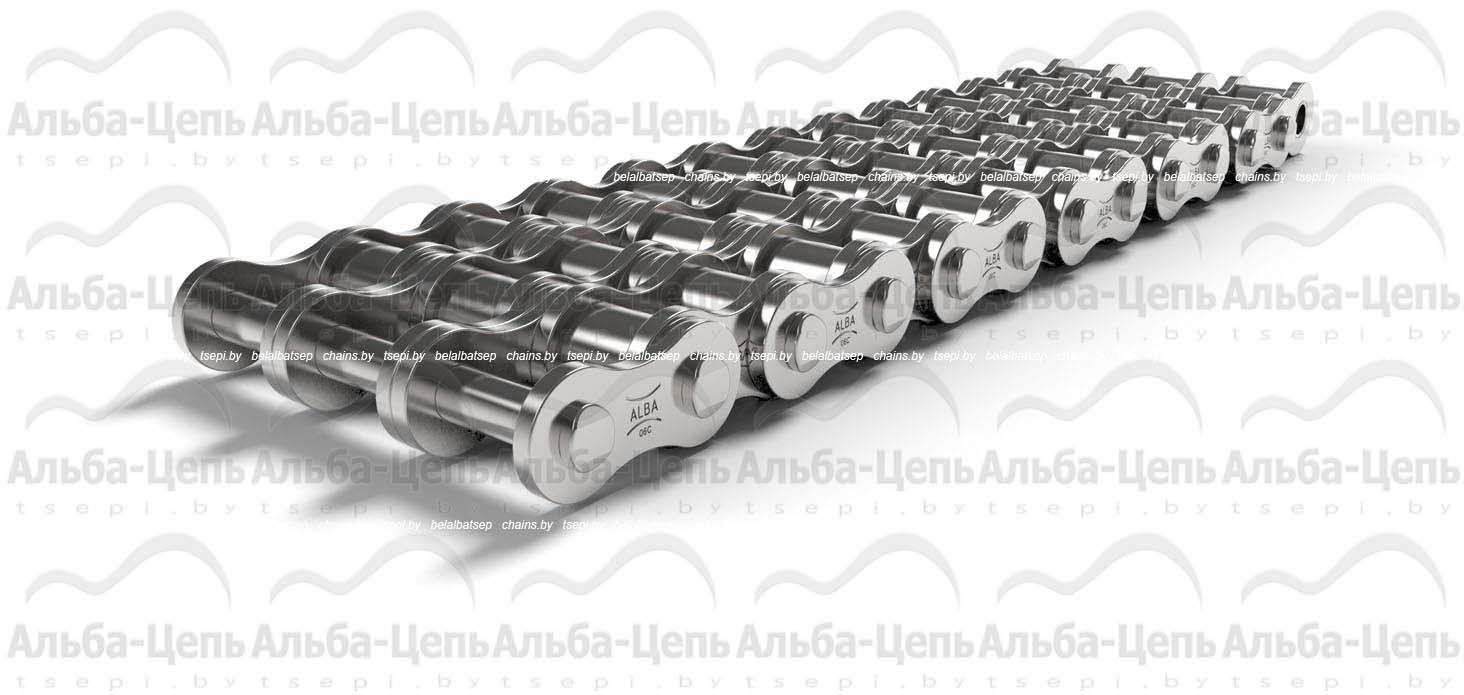 Цепь приводная роликовая оцинкованная трехрядная аналогов не имеет ГОСТ 13568-97