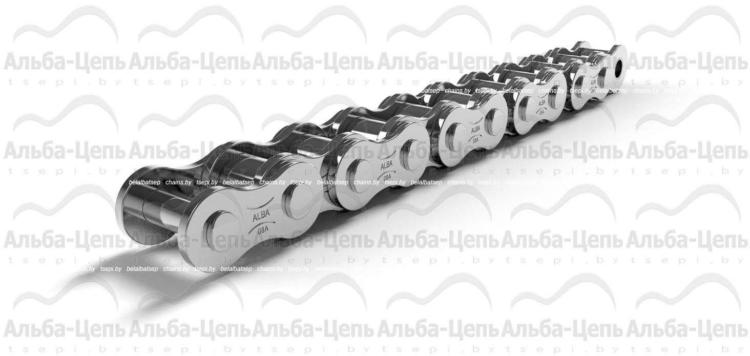 Цепь приводная роликовая из нержавеющей стали 08A-1 SS