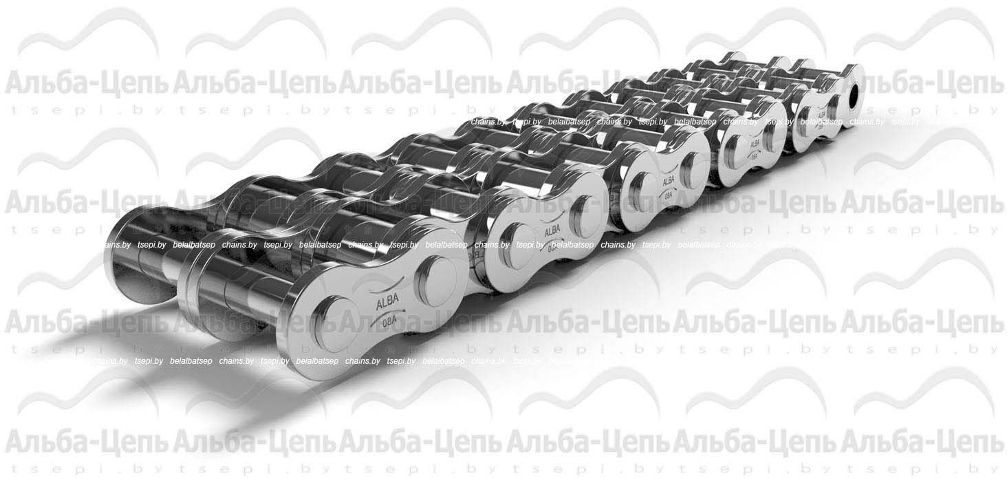 Цепь приводная роликовая из нержавеющей стали 08A-2 SS