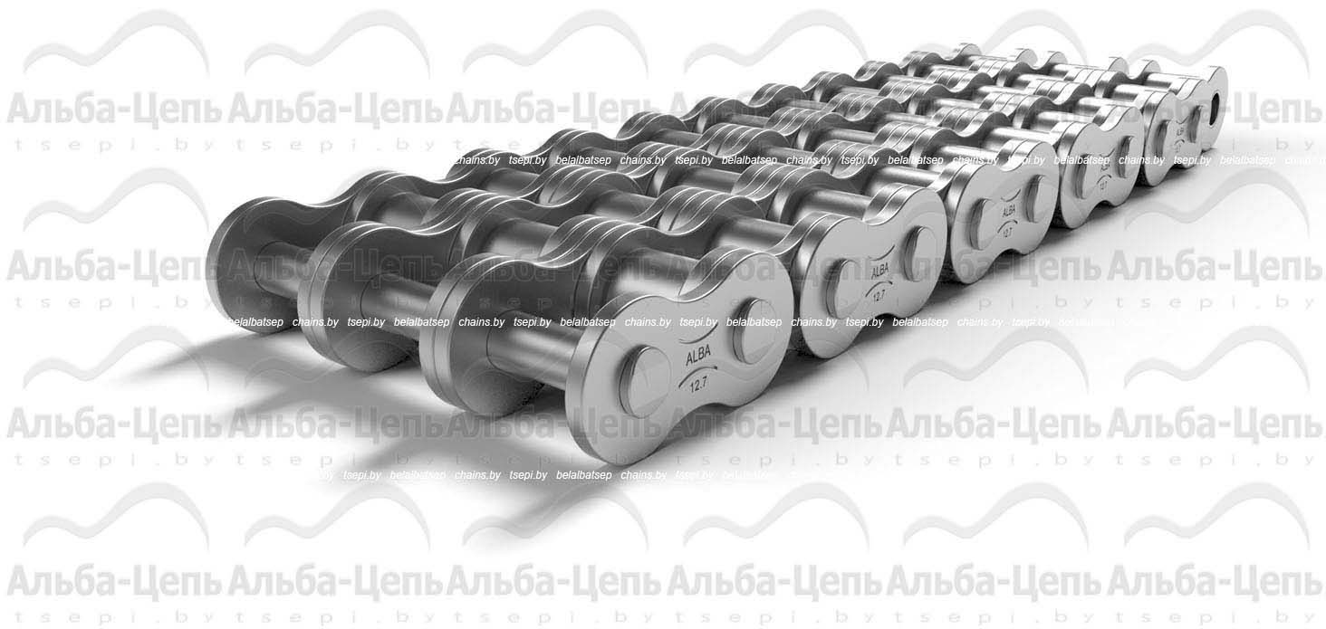 Цепь приводная роликовая горячеоцинкованная трехрядная 3ПР-12,7-45,4 DR ГОСТ 13568-97