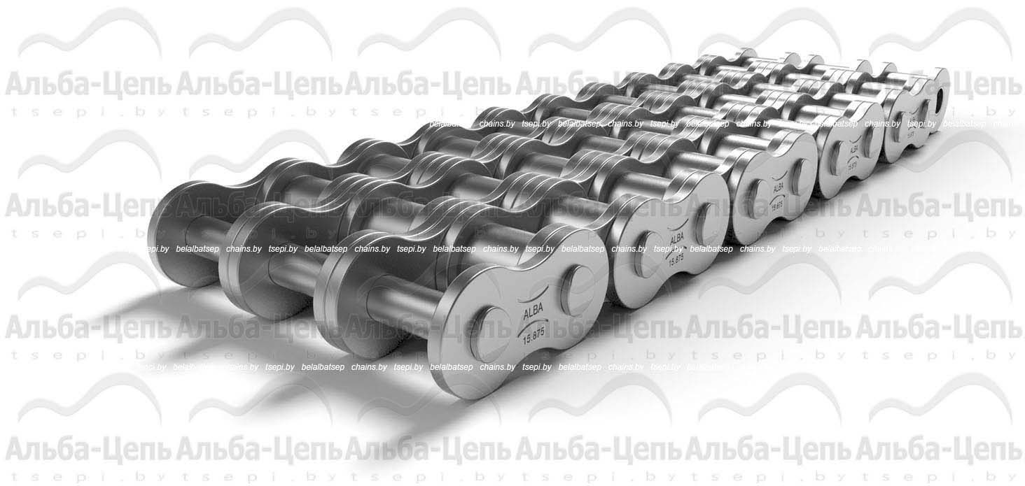 Цепь приводная роликовая горячеоцинкованная трехрядная 3ПР-15,875-68,1 DR ГОСТ 13568-97