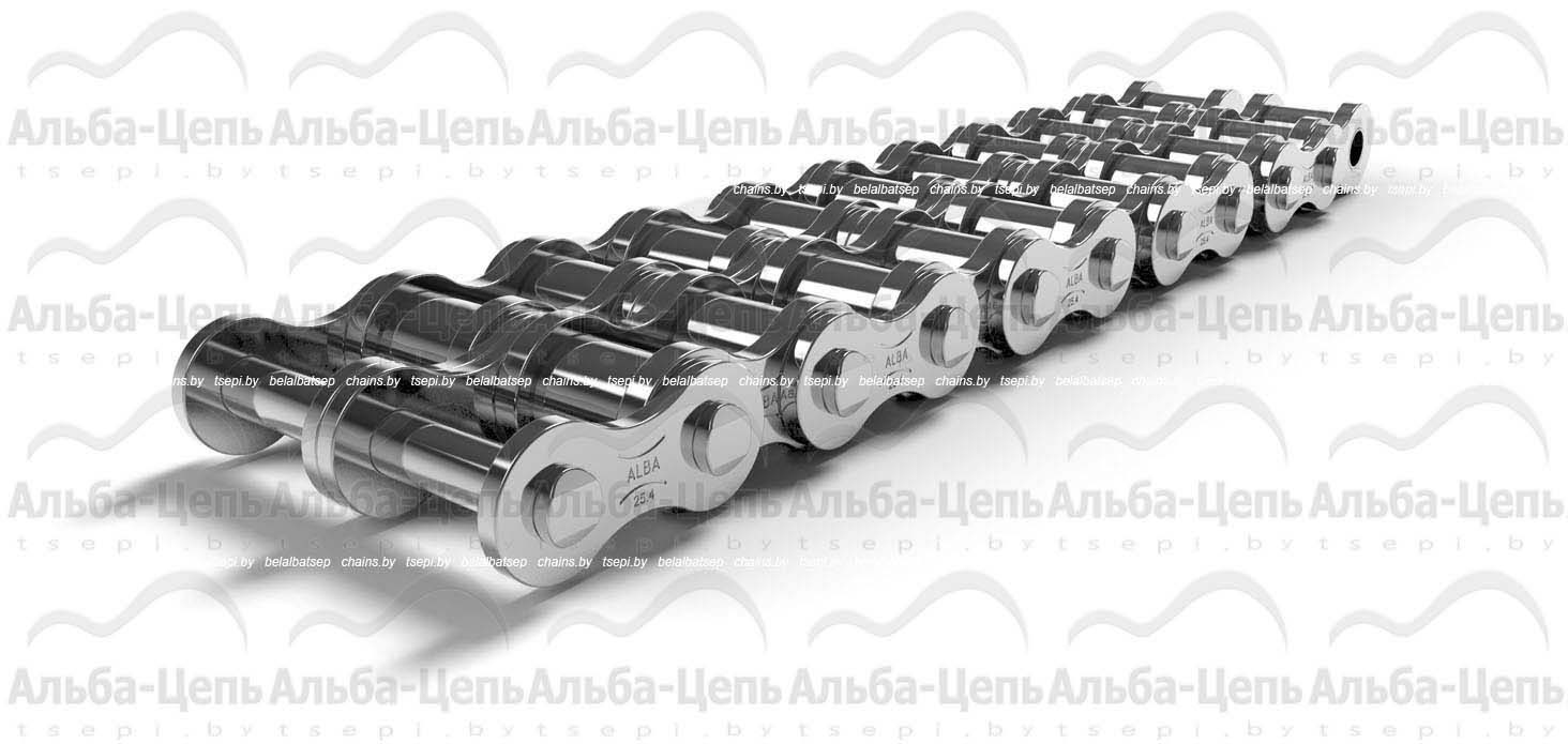 Цепь приводная роликовая из нержавеющей стали 16A-2 SS