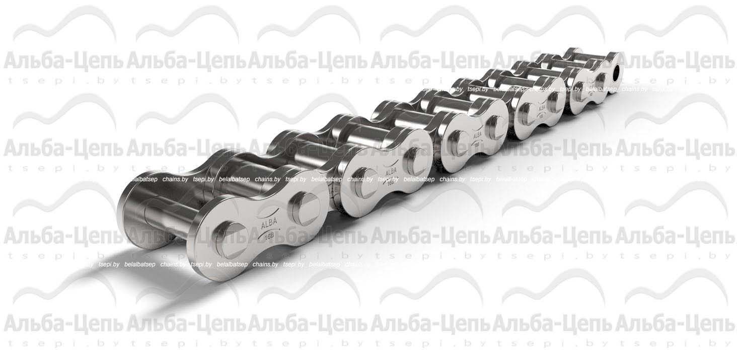 Цепь приводная роликовая однорядная оцинкованная ISO 606 16B-1 NP