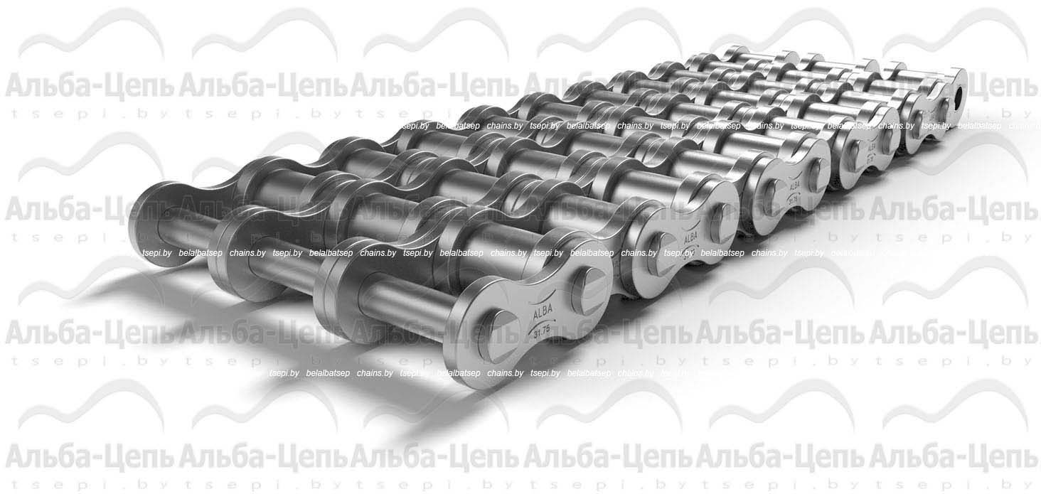 Цепь приводная роликовая горячеоцинкованная трехрядная 3ПР-31,75-265,5 DR ГОСТ 13568-97