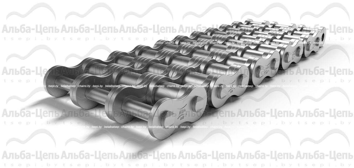 Цепь приводная роликовая горячеоцинкованная трехрядная  ГОСТ 13568-97