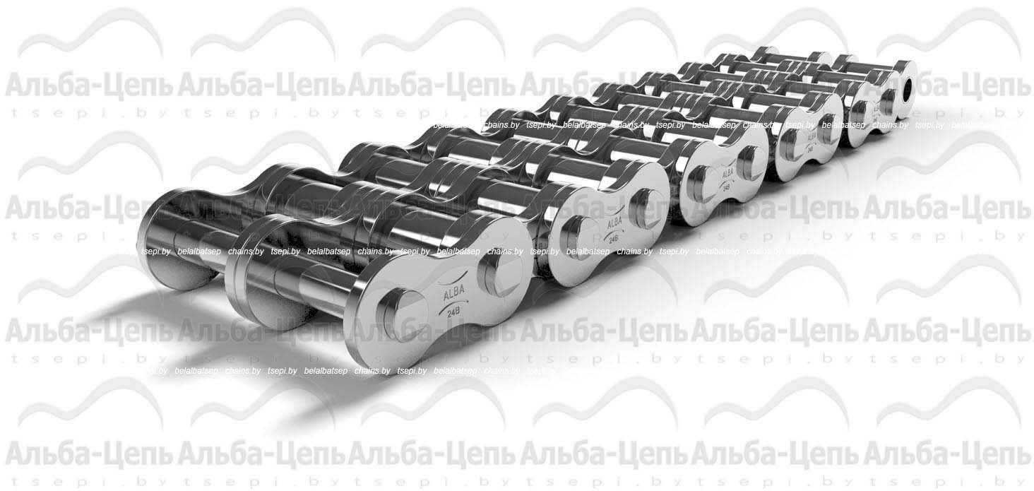 Цепь приводная роликовая из нержавеющей стали 24B-2 SS