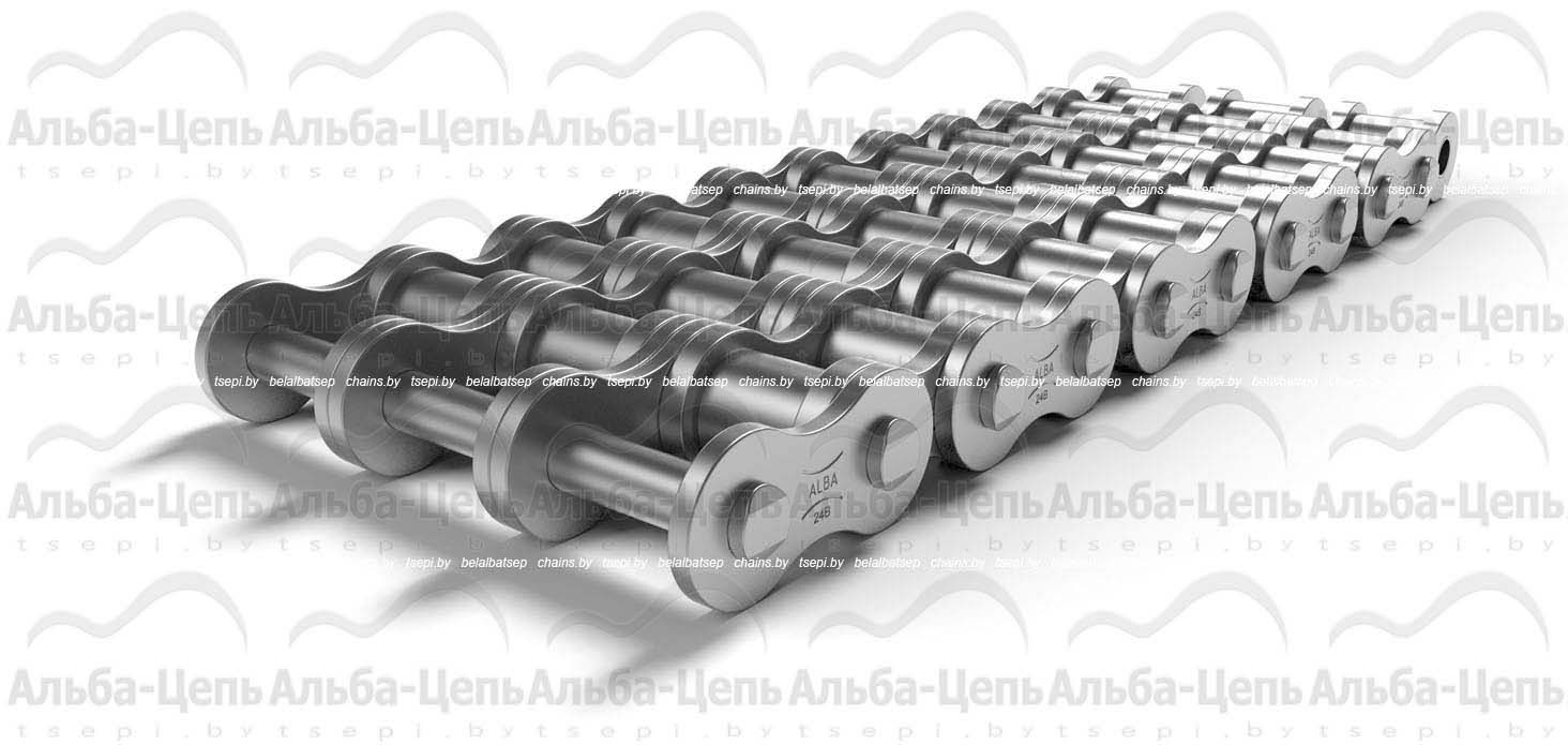 Цепь приводная роликовая горячеоцинкованная трехрядная  ГОСТ 13568-97