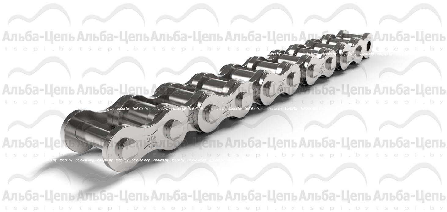 Цепь приводная роликовая однорядная оцинкованная ISO 606 32A-1 NP