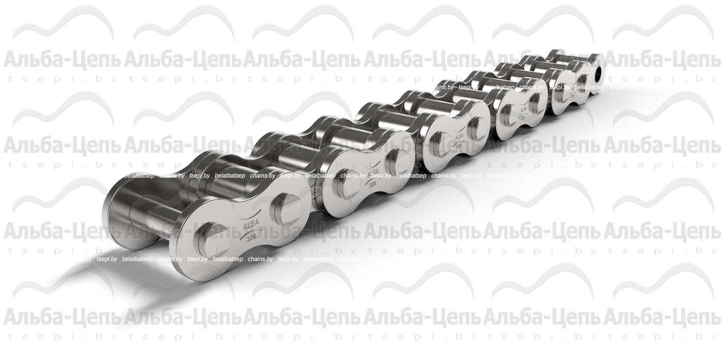 Цепь приводная роликовая однорядная оцинкованная ISO 606 32B-1 NP