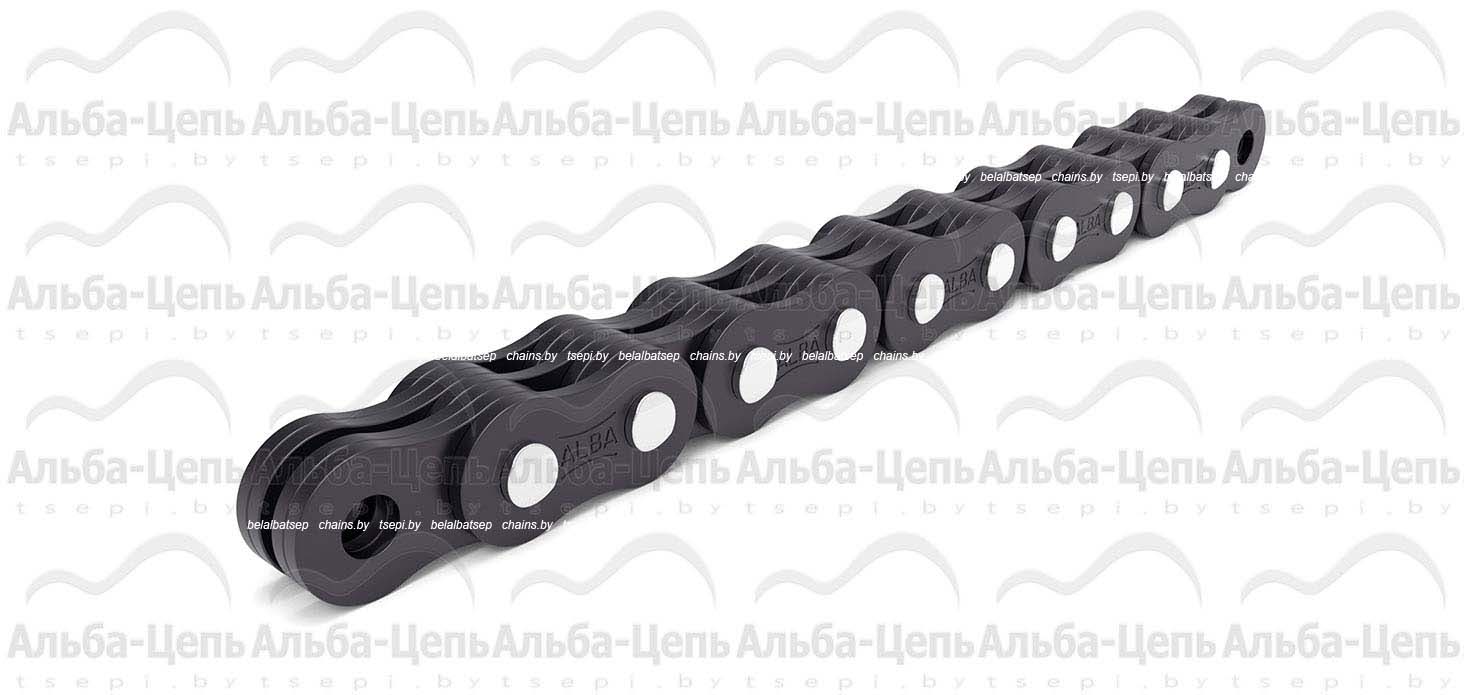 Нестандартная грузовая пластинчатая цепь с закрытым валиком  серии AL (BL, LH, LL) FLC834