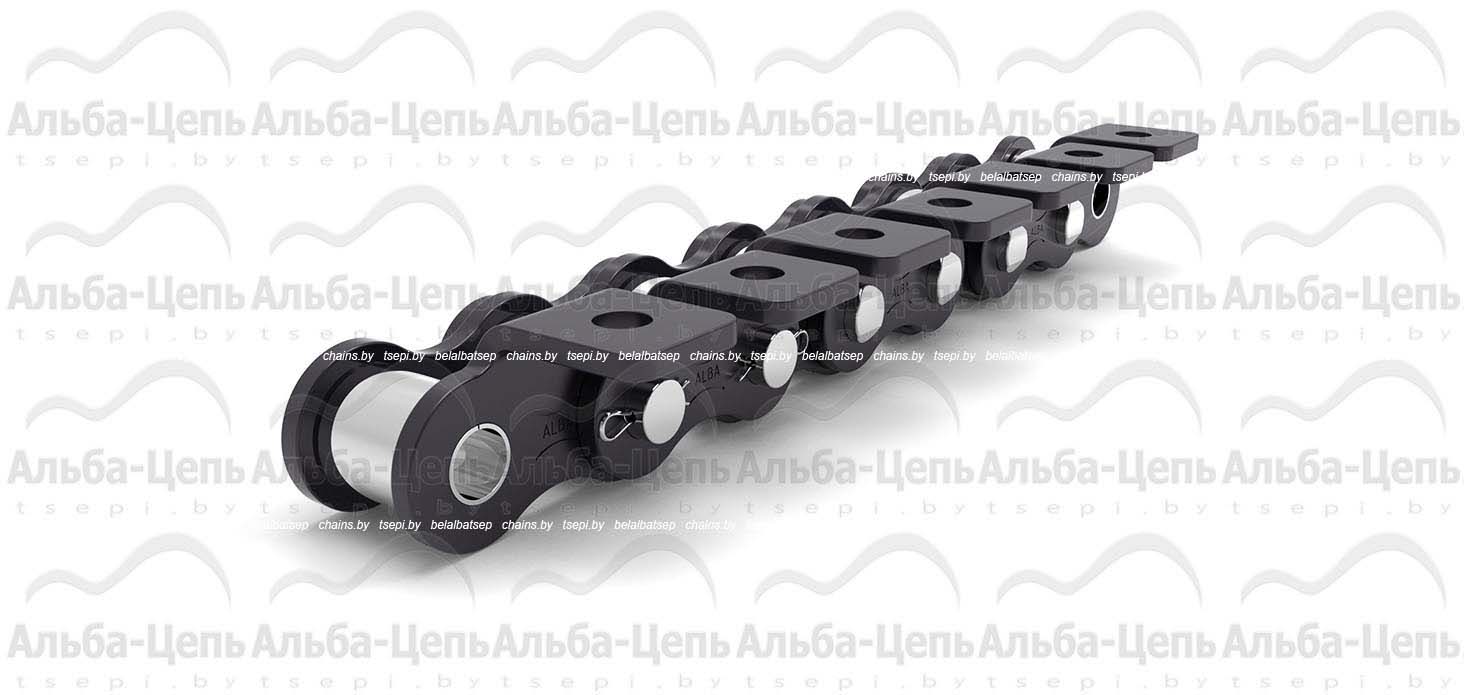 Транспортерная цепь на базе приводных роликовых ТИП А-1 12B 1Т