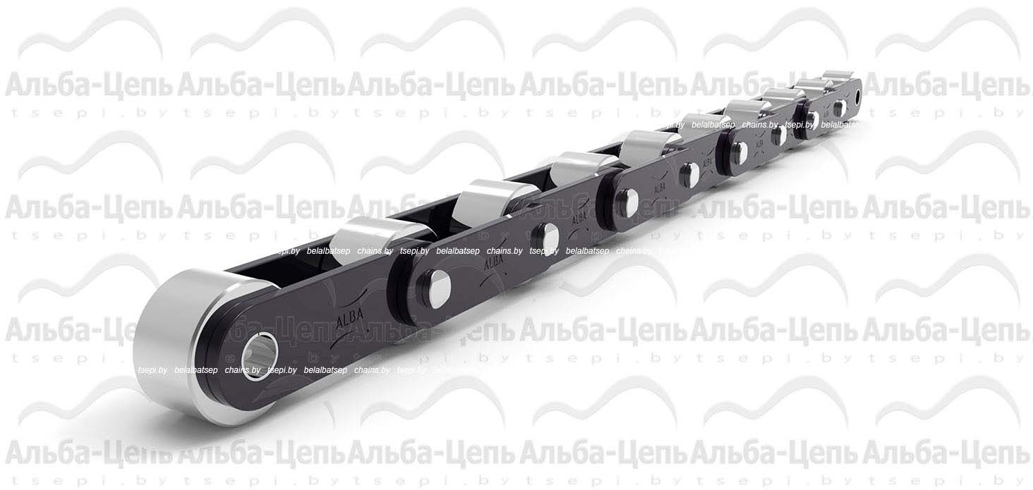 Цепь приводная катковая с прямым контуром пластин  C220AHL