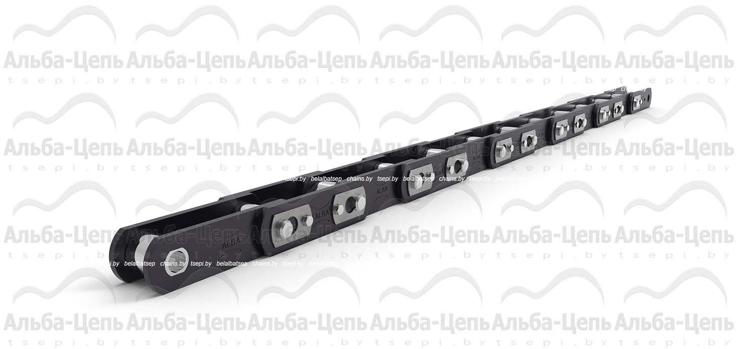 Цепь тяговая пластинчатая М224, типа S (роликовая), шаг цепи - 630 мм