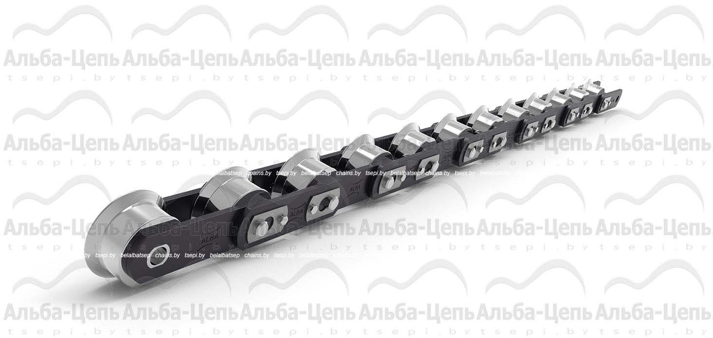 Цепь тяговая пластинчатая М450, типа B (втулочная), шаг цепи - 250 мм