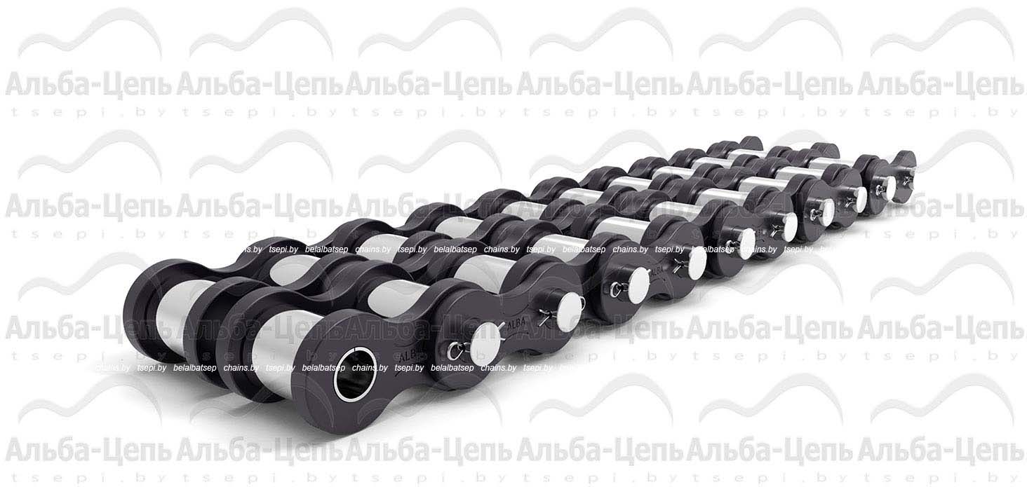 Приводная роликовая цепь повышенной прочности в разборном исполнении серии АH. ISO 606. ANSI B29.1M -60H-2