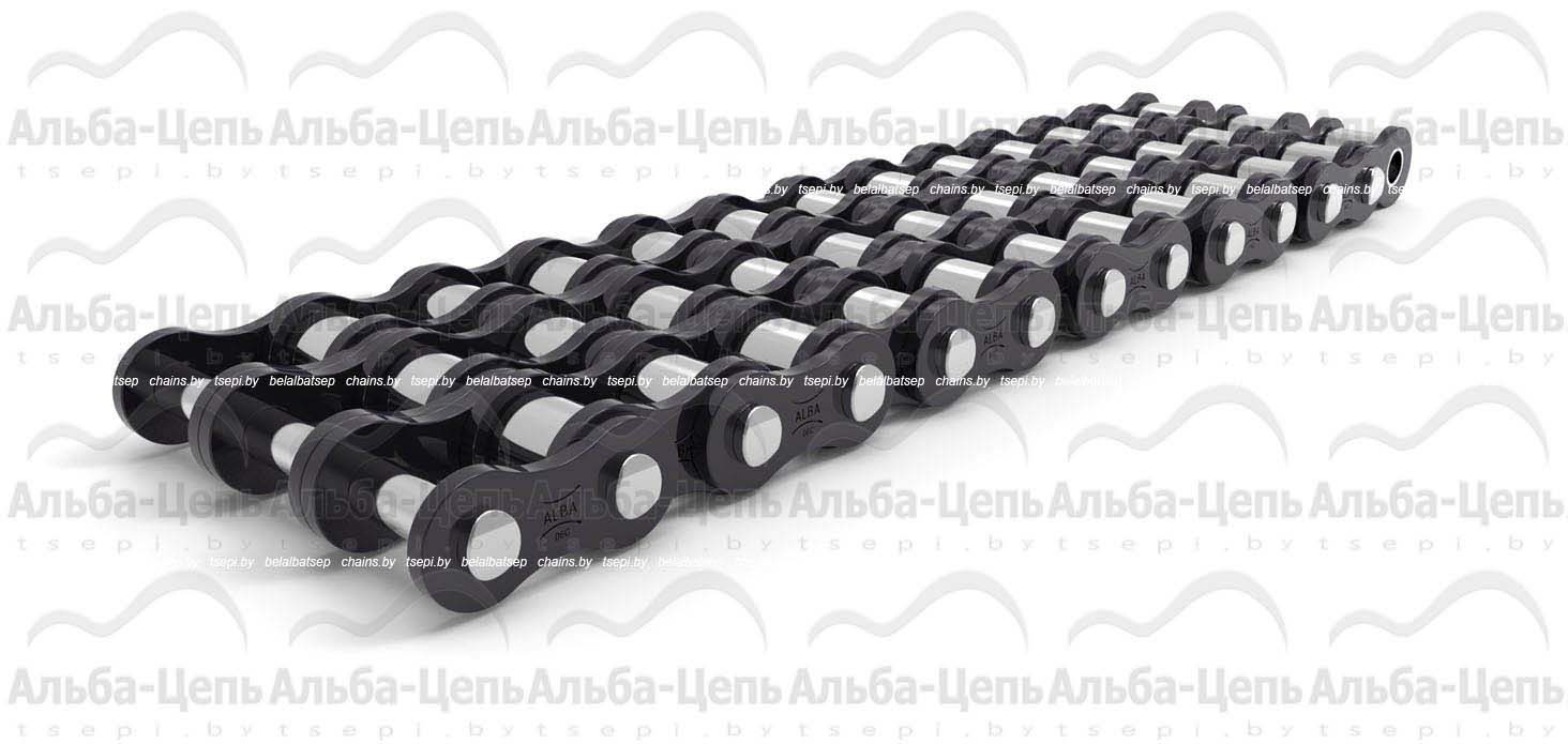 Цепь приводная втулочная трехрядная 06C-3 ISO 606