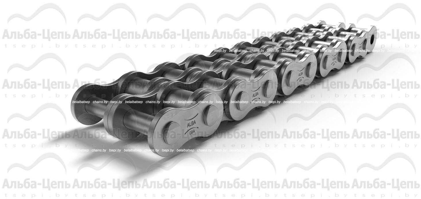 Цепь приводная роликовая оцинкованная двухрядная аналогов не имеет ГОСТ 13568-97