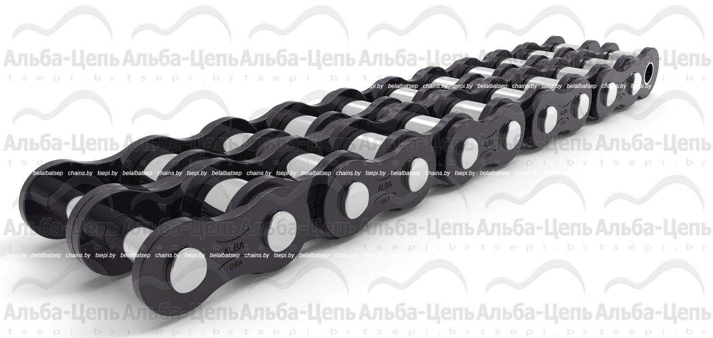 Цепь приводная двухрядная 08A-2 ISO 606