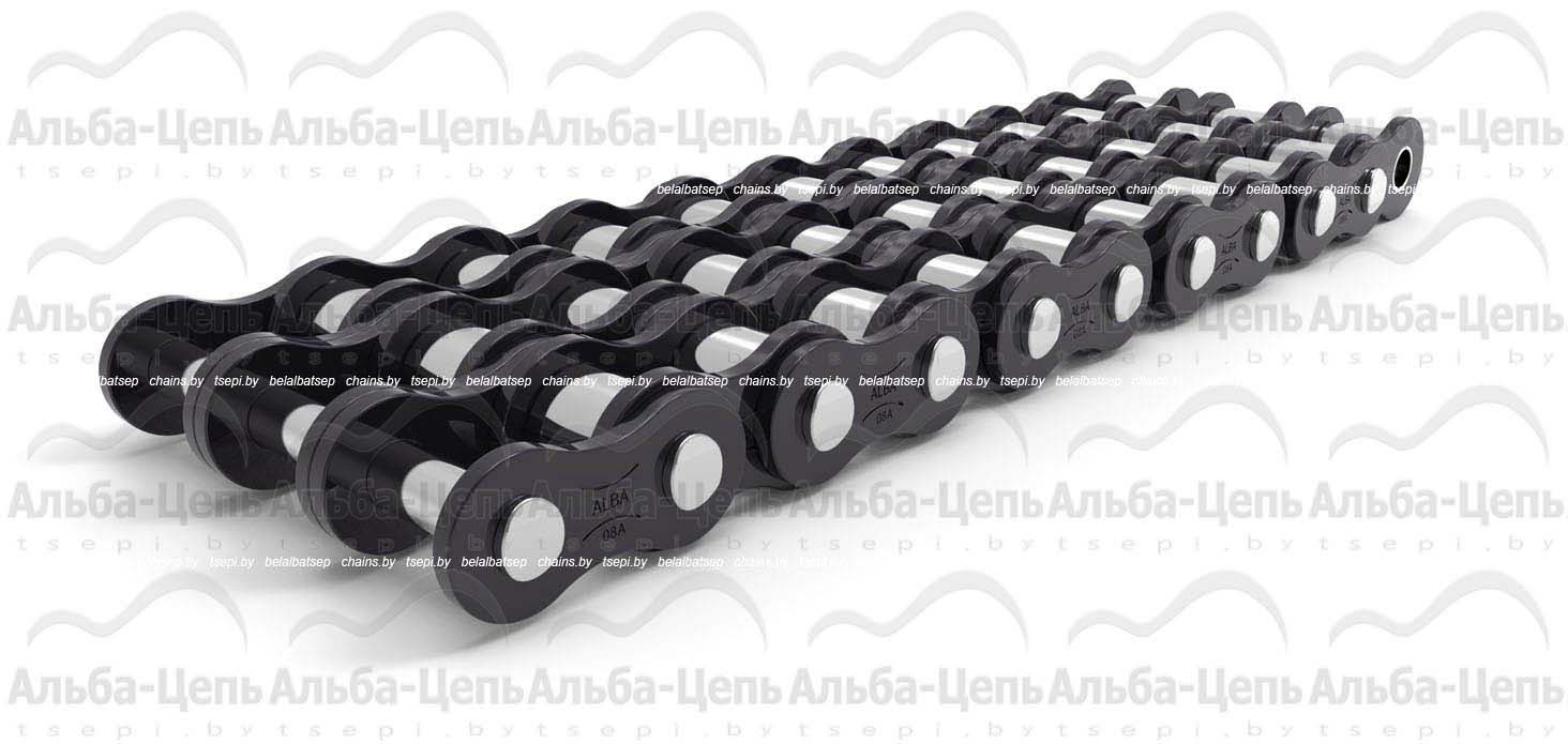 Цепь приводная роликовая трехрядная 08A-3 ISO 606