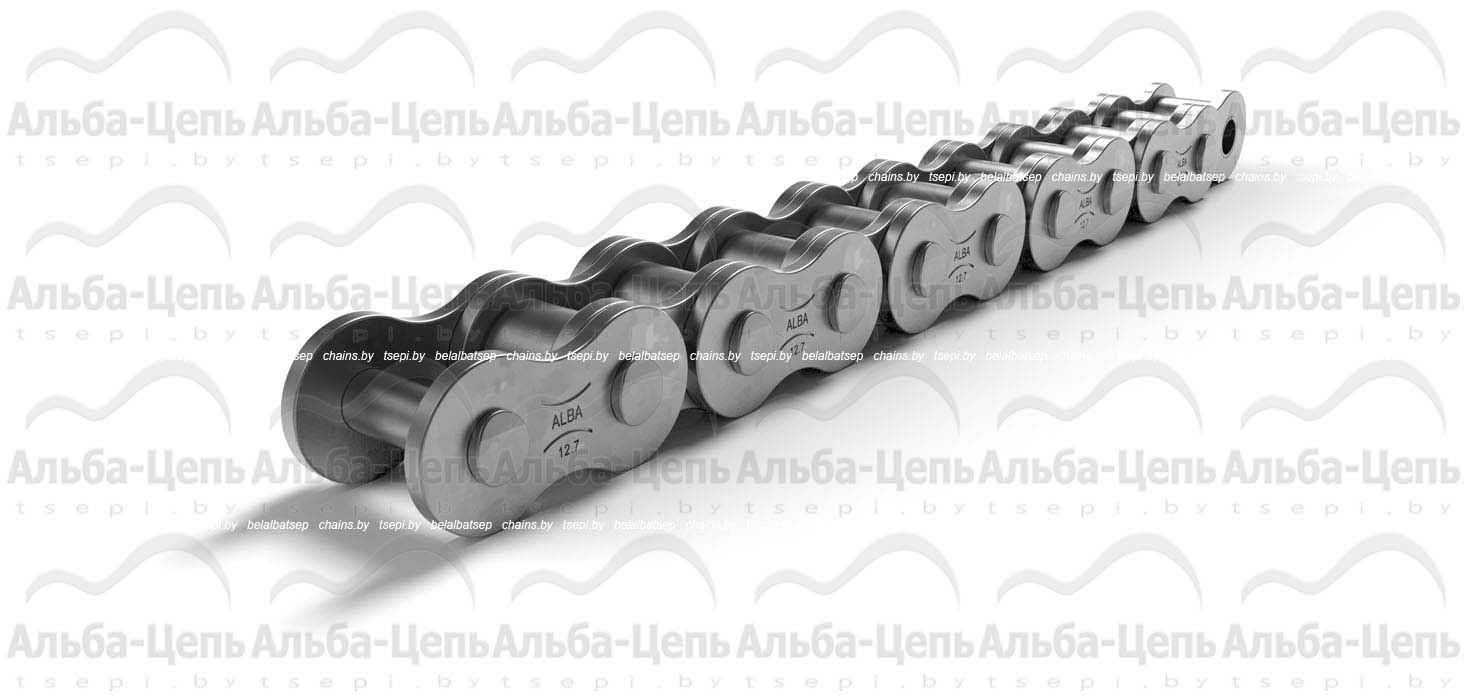 Цепь приводная роликовая однорядная оцинкованная ISO 606 08B-1 ZP