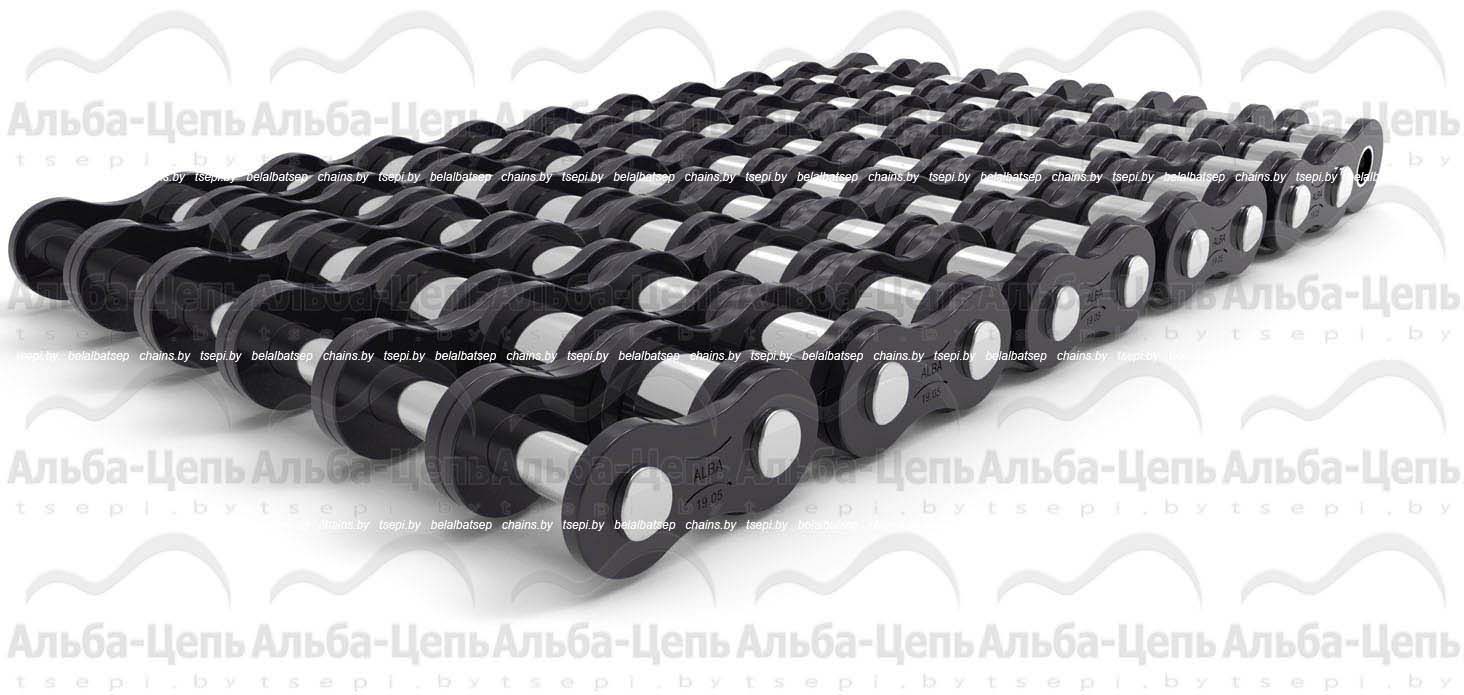 Цепь приводная роликовая шестирядная 12A-6 ISO 606