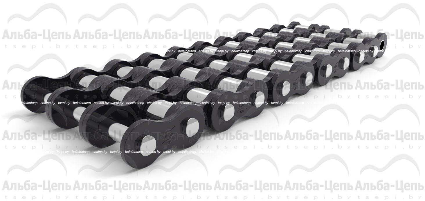 Цепь приводная роликовая трехрядная 12B-3 ISO 606