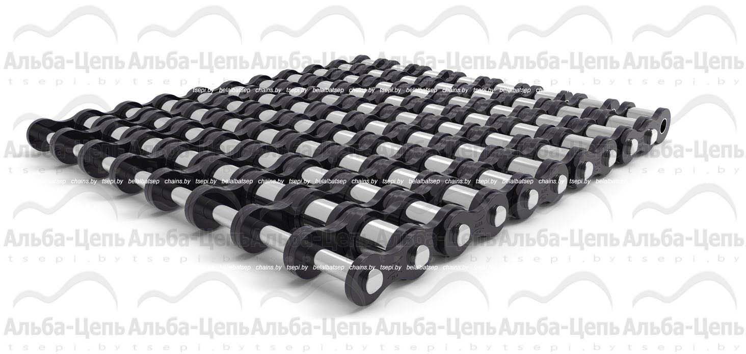 Цепь приводная роликовая восьмирядная 16A-8 ISO 606