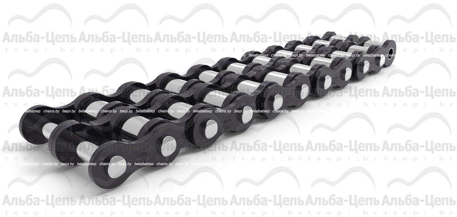 Цепь приводная роликовая двухрядная 2ПР-38,1-254 ГОСТ 13568-97