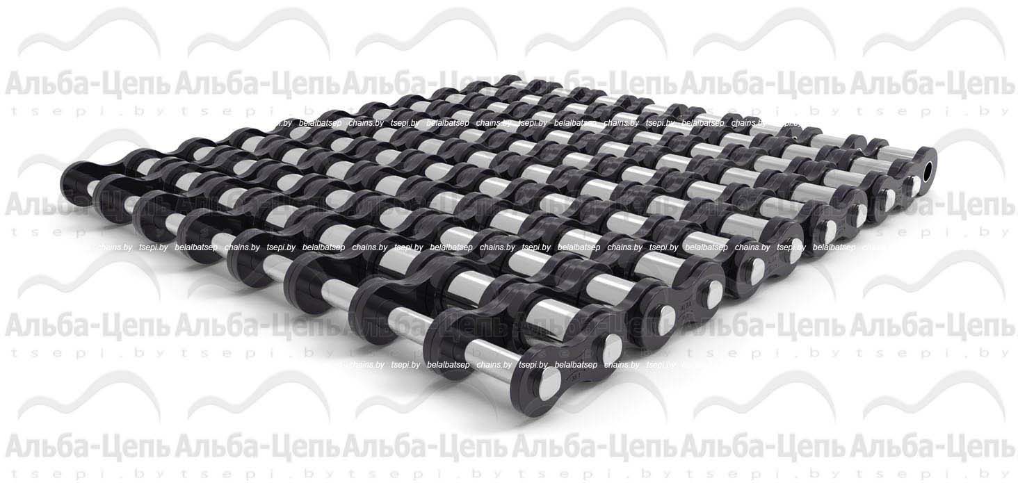 Цепь приводная роликовая восьмирядная 24A-8 ISO 606