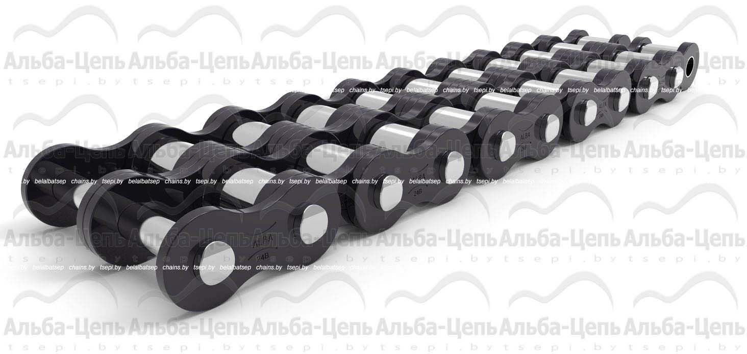 Цепь приводная двухрядная 24B-2 ISO 606