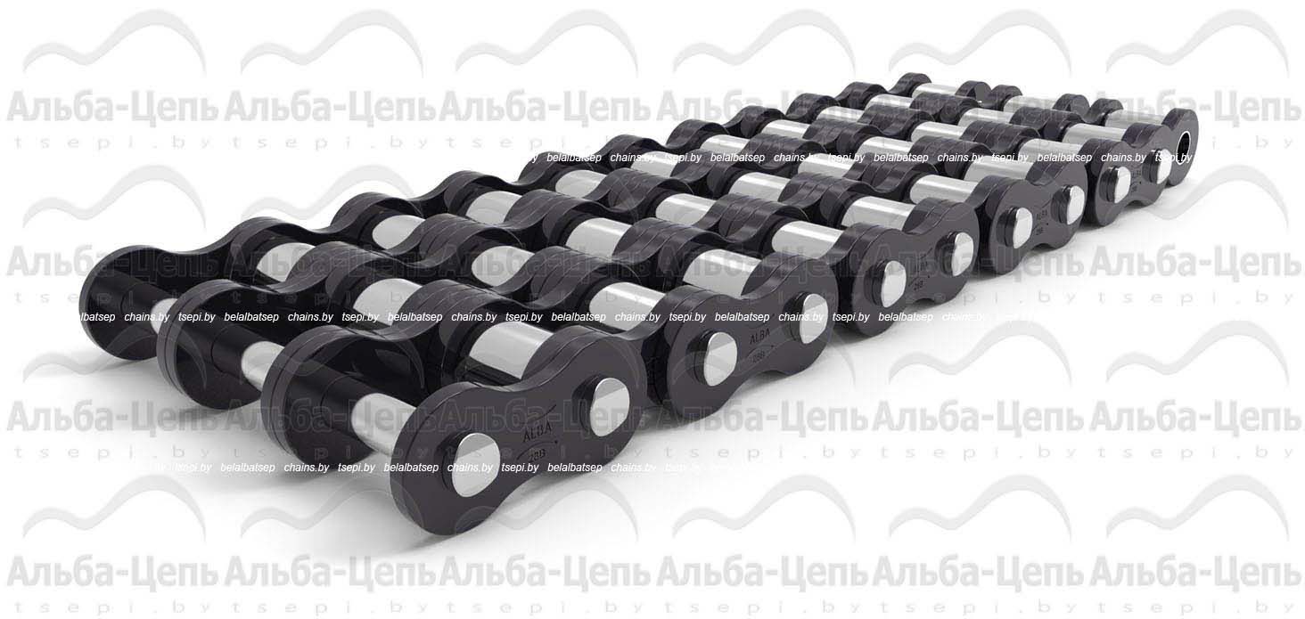 Цепь приводная роликовая трехрядная 28B-3 ISO 606