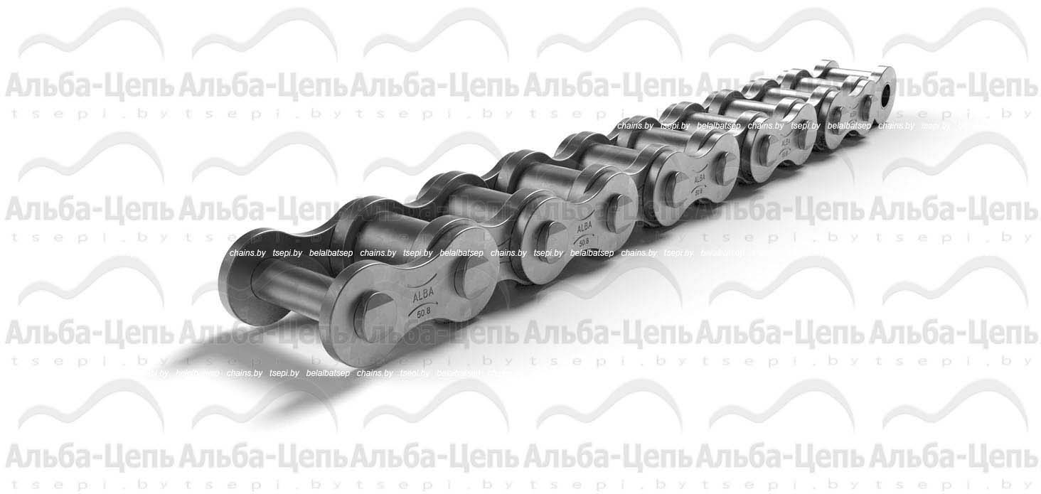 Цепь приводная роликовая однорядная оцинкованная ISO 606 32A-1-ZP