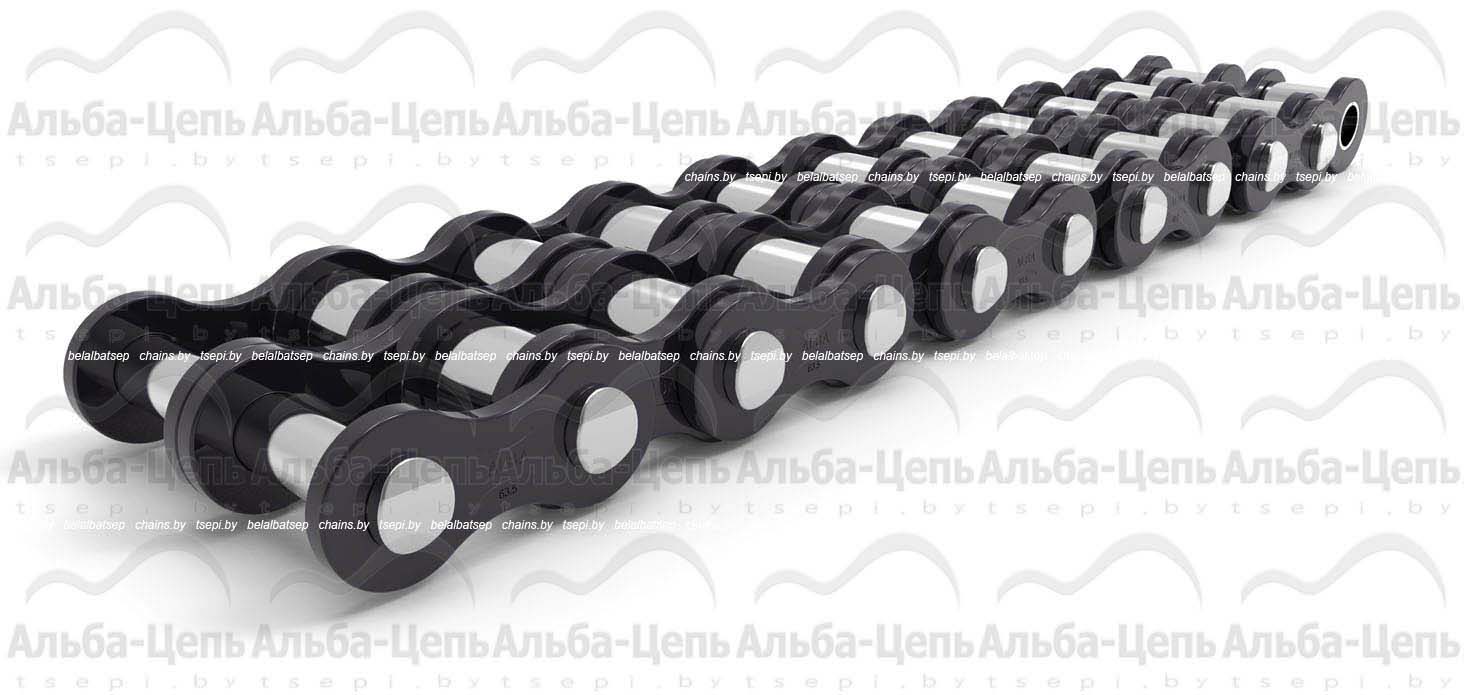 Цепь приводная роликовая двухрядная 2ПР-63,5-708 ГОСТ 13568-97