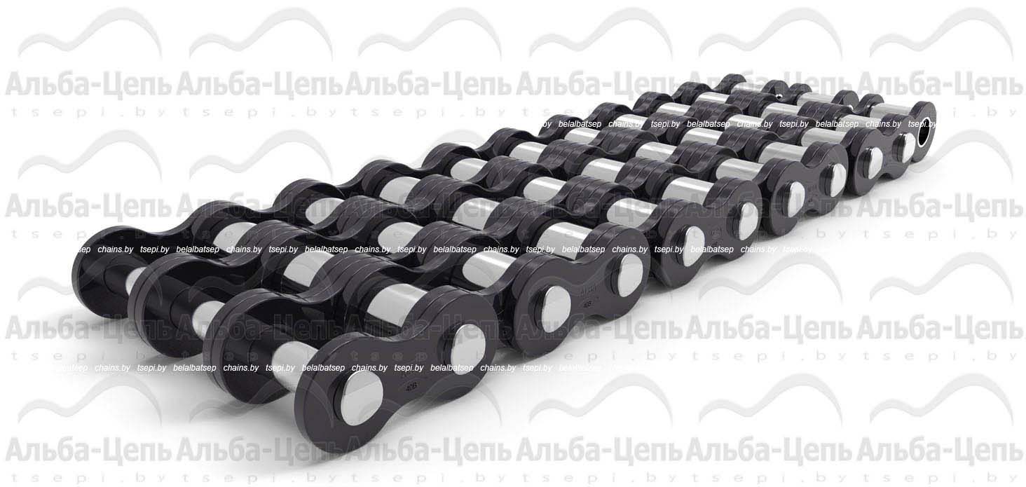 Цепь приводная роликовая трехрядная 40B-3 ISO 606