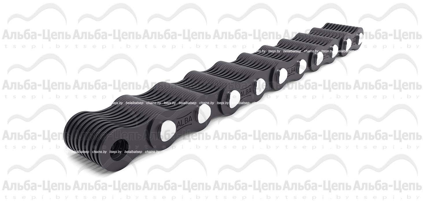 Нестандартная грузовая пластинчатая цепь с закрытым валиком  серии F (LF, P) LF105