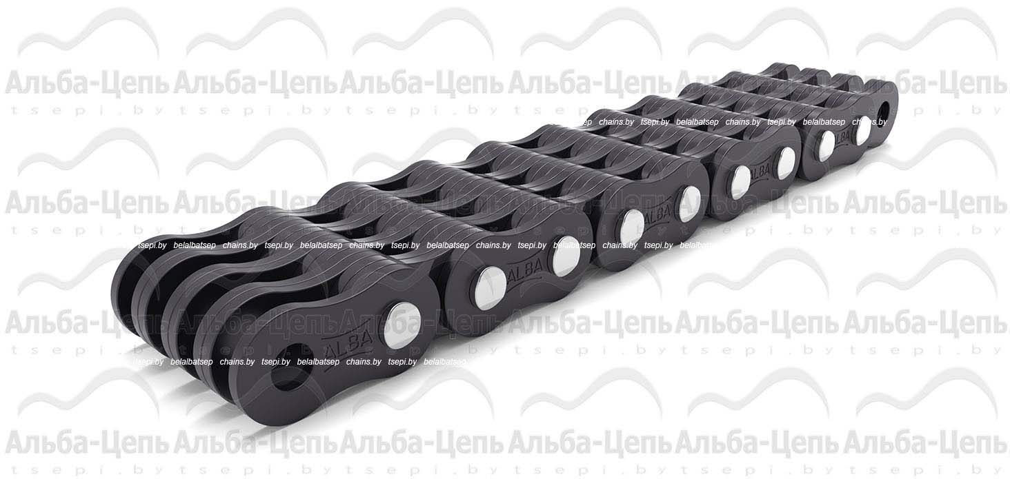 Нестандартная грузовая пластинчатая цепь с закрытым валиком  1988