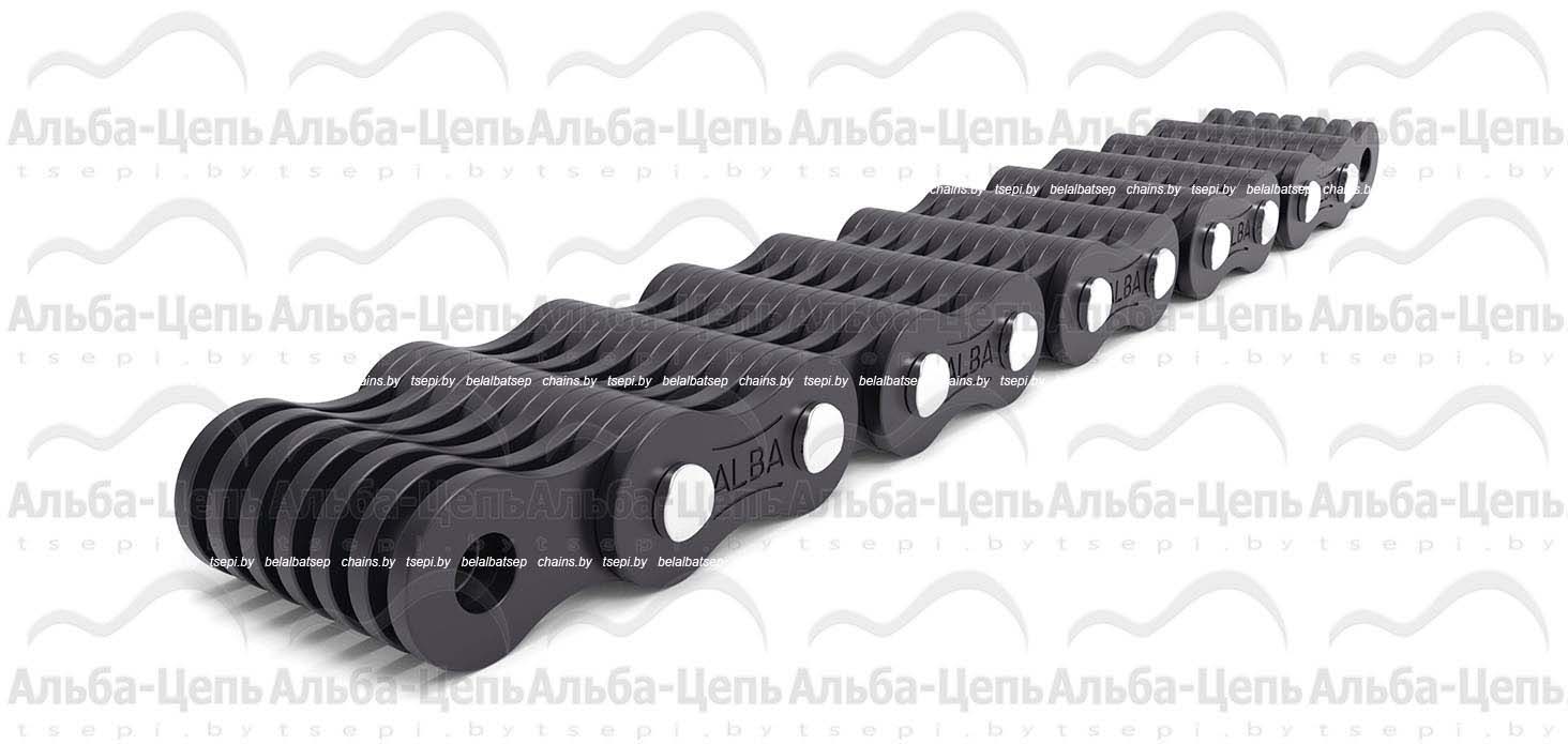 Нестандартная грузовая пластинчатая цепь с закрытым валиком  серии AL (BL, LH, LL) FLC878