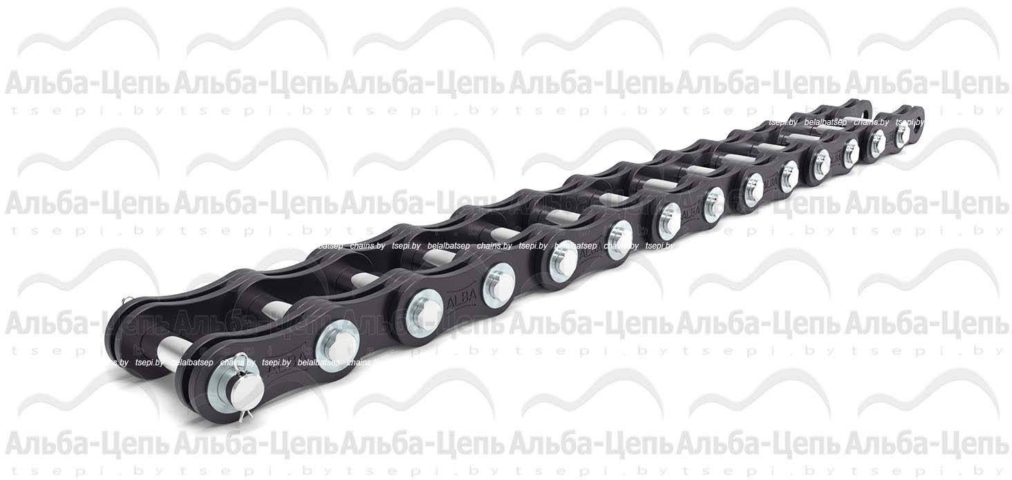 Цепь G-250-1-60 с соединительным валиком на одном конце отрезка цепи (тип 1)