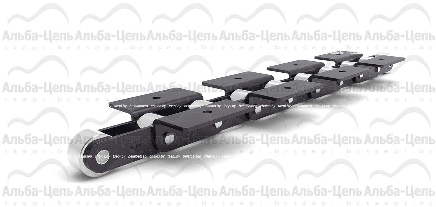 Катковая транспортерная цепь с прямым контуром пластин C216ALF5 тип WK-1 1Т