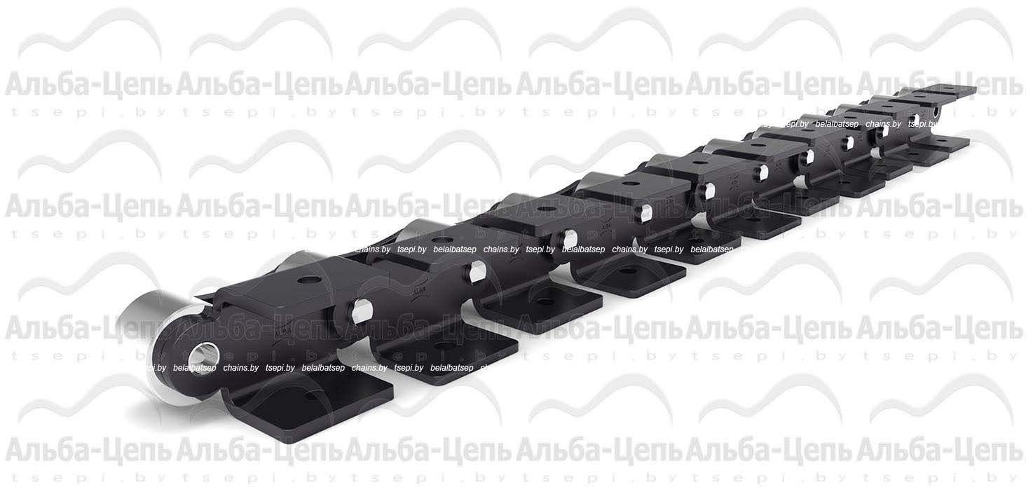 Катковая транспортерная цепь с пластинами в виде восьмерки 212AHL тип AA-1 1Т