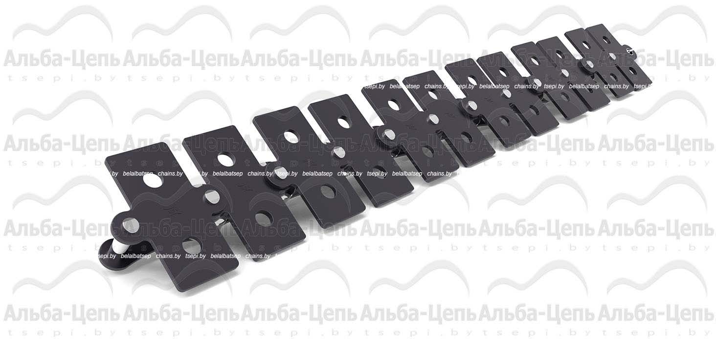 Катковая транспортерная цепь с пластинами в виде восьмерки 216AHL тип SAA-1 1Т
