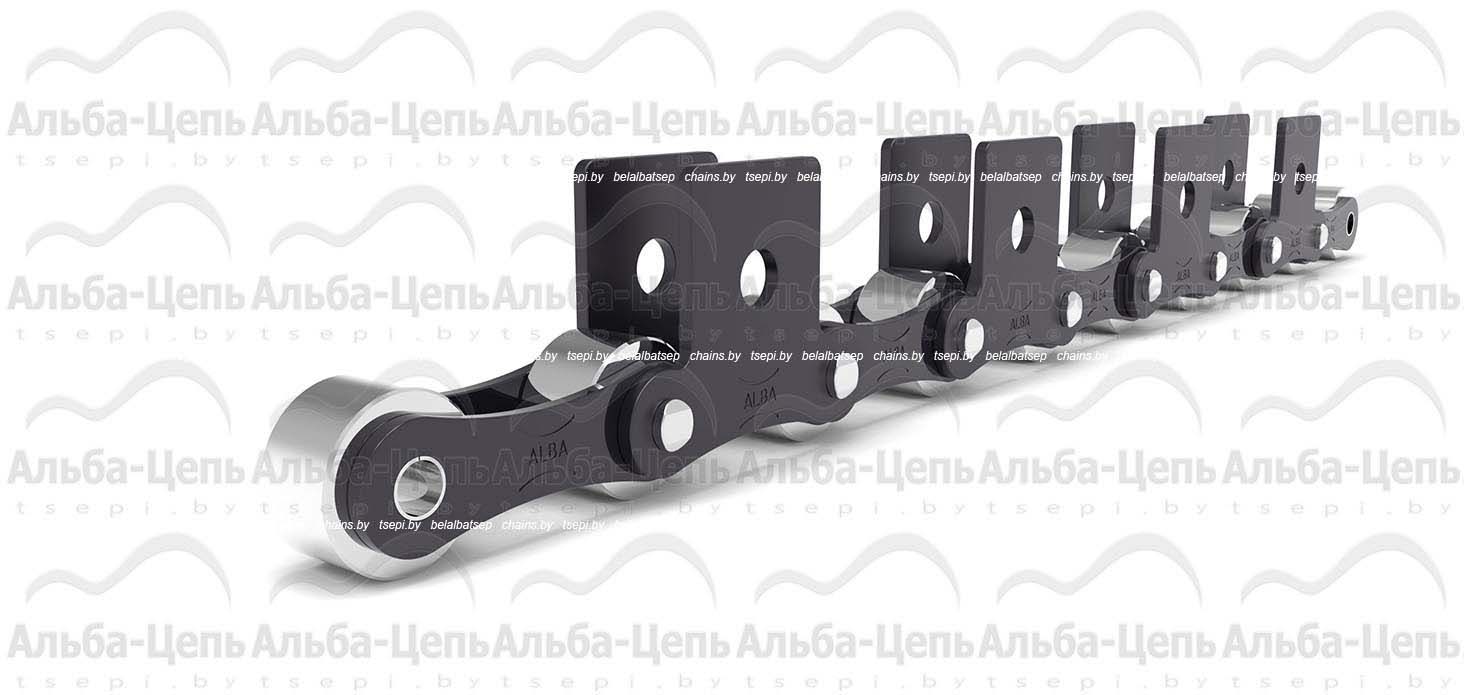 Катковая транспортерная цепь с пластинами в виде восьмерки 220AHL тип SK-1 1Т