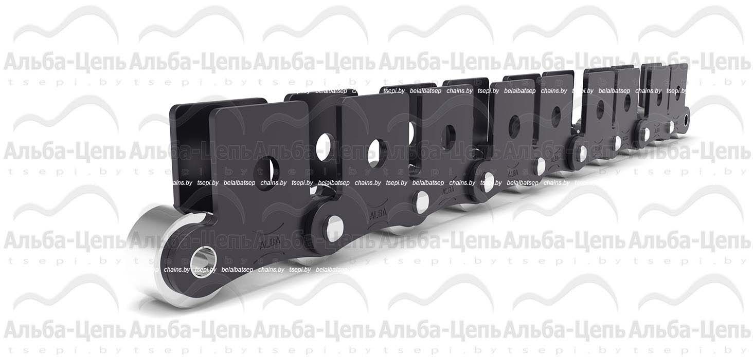 Катковая транспортерная цепь с пластинами в виде восьмерки 220AHL тип SK-1 1Т