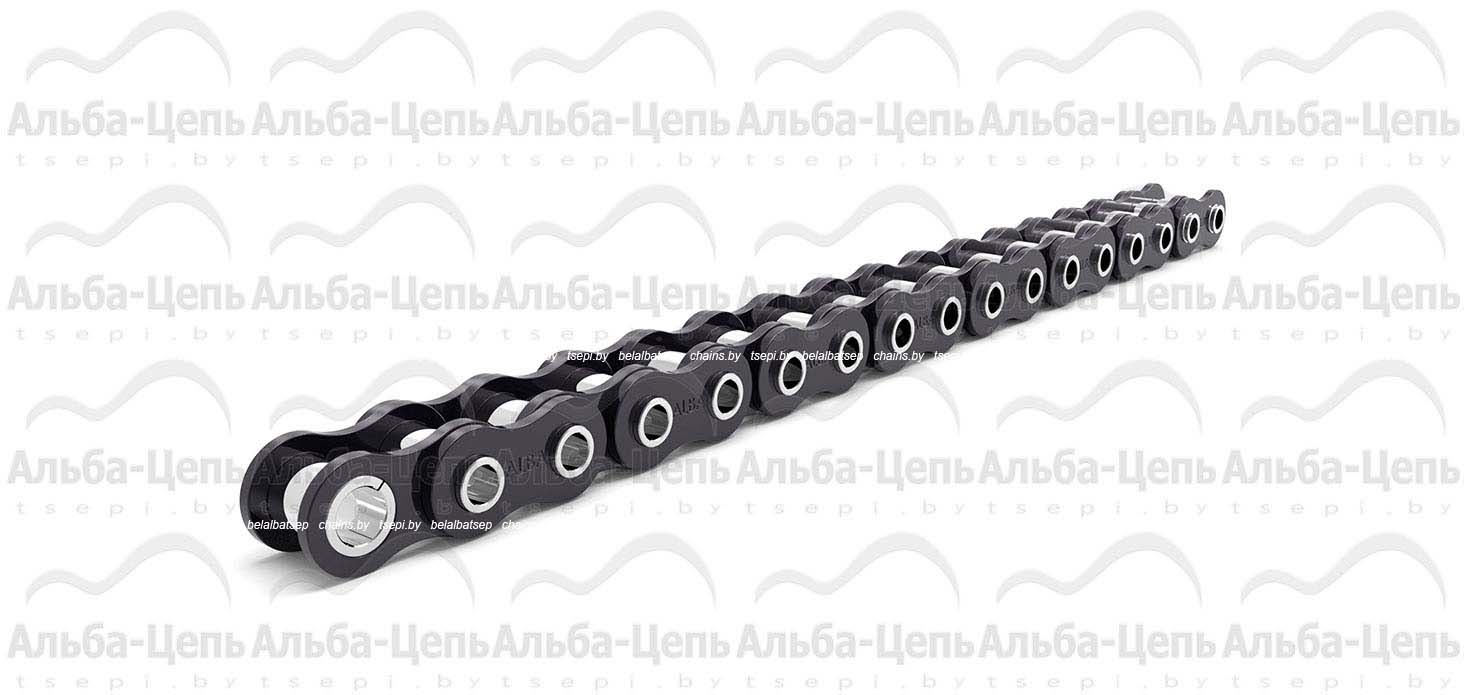 Приводная роликовая цепь с полыми валиками (штифтами) HB41.75F5 SS из нержавеющей стали