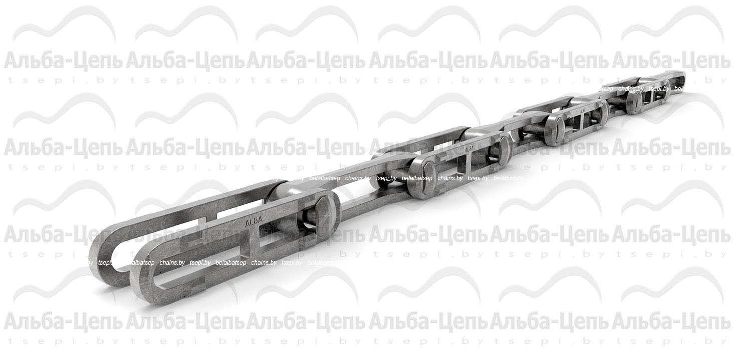 Цепь тяговая разборная с фиксированными валиками  Р2-250-1000